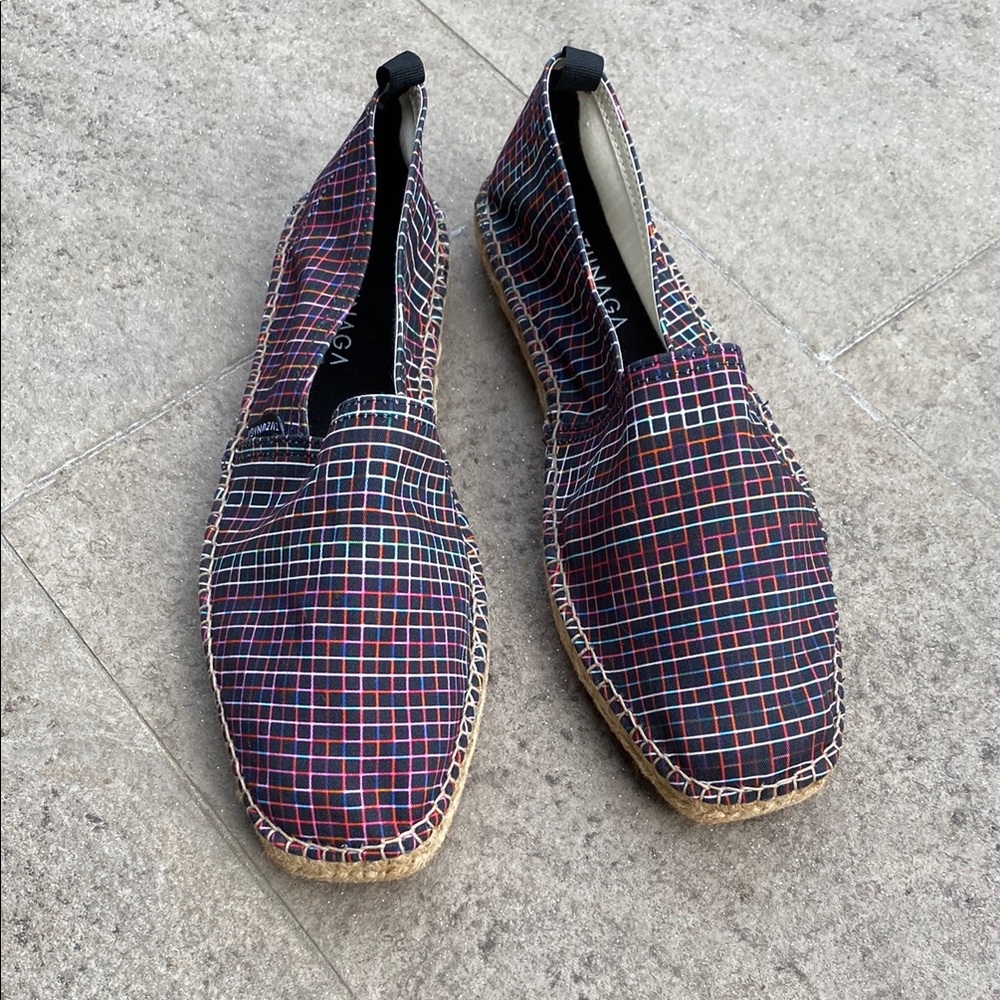 Zuzunaga Colorful Grid Espadrilles